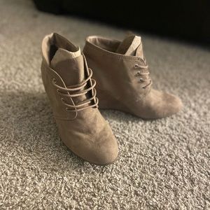 Suede Ankle Booties
